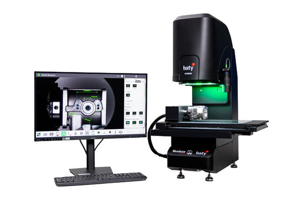 Máquina de medición instantánea por visión Baty Venture FV con plato giratorio